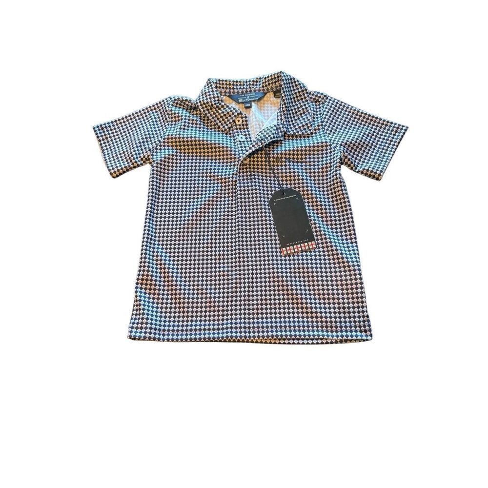 Ben Sherman boys polo top 24 months NEW checkered anti-wrinkle